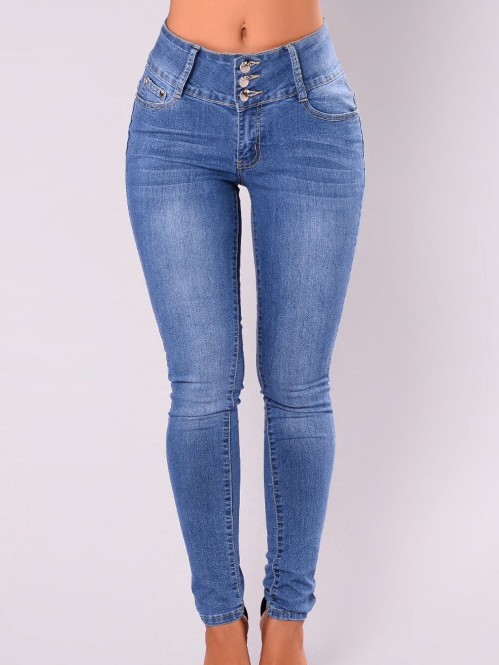 💛3 for $36💛 U.W.J. Medium Wash Skinny Jeans (sold through Fashion Nova)